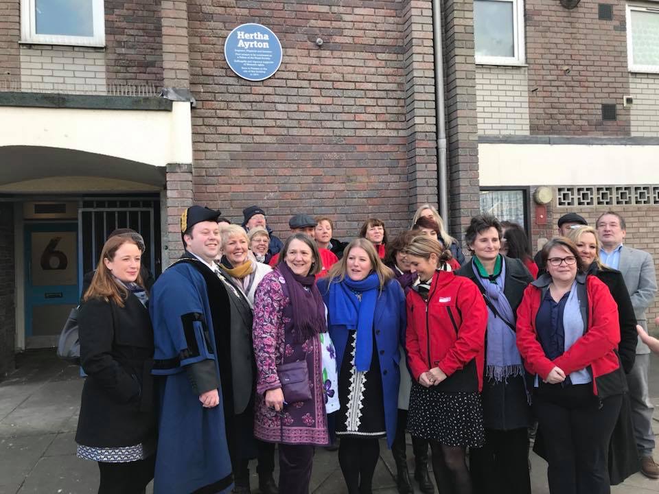 The Blue Plaque at 6 Queen's Street