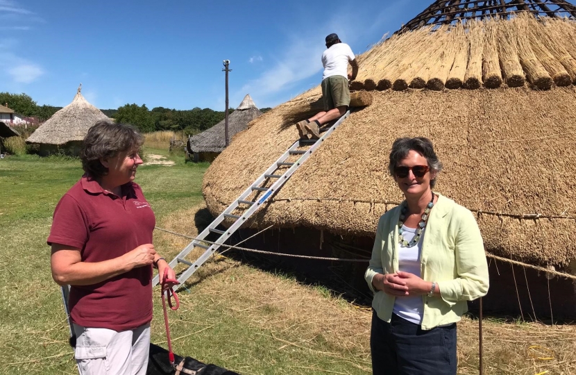 Flick visits Butser Ancient Farm