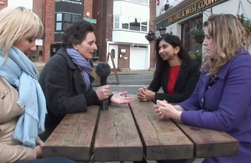 Flick interviews Penny Mordaynt, Suella Fernandes and Caroline Dinenage