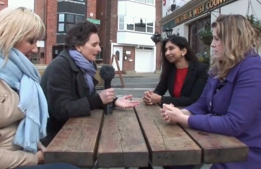 Flick interviews Penny Mordaynt, Suella Fernandes and Caroline Dinenage