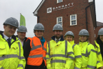 Flick with Peter Scott (Contracts Manager)  Jon Green (Managing Director, Southampton Division)  Flick Drummond MP Lewis Cunningham (Assistant Site Manager) Sarah Beckett (Senior Buyer)  Lauren White (Surveyor)  Krystina Haimes (Sales Manager)