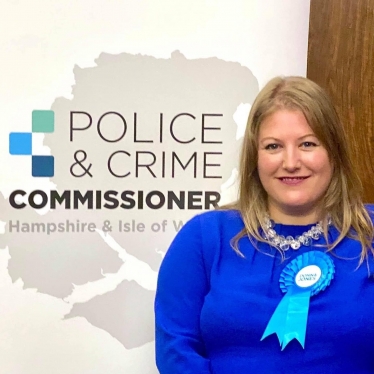 Newly elected Police and Crime Commissioner, Donna Jones